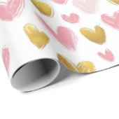 Mooi patroon voor Valentijnsdag Cadeaupapier (Rol Hoek)