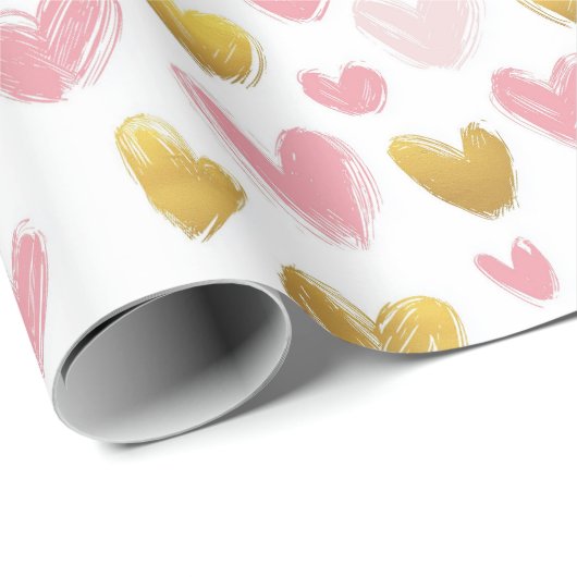 Mooi patroon voor Valentijnsdag Cadeaupapier (Rol Hoek)