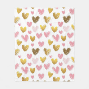 Mooi patroon voor Valentijnsdag Fleece Deken