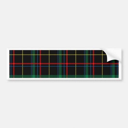 Mooi patroonpatroon bumpersticker (Voorkant)