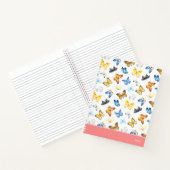 Mooi patroonpatroon met de naam Roze Notitieboek (Binnen)