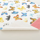 Mooi patroonpatroon met de naam Roze Sherpa Deken (3/4)