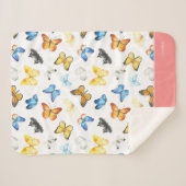 Mooi patroonpatroon met de naam Roze Sherpa Deken (Voorkant (horizontaal))