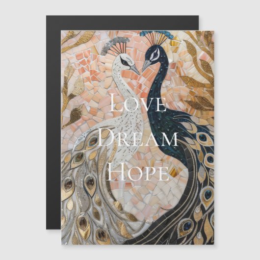 Mooi Pauw Pruimroze Goud Kerstmis (Voorkant / Achterkant)