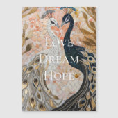 Mooi Pauw Pruimroze Goud Kerstmis (Voorkant)