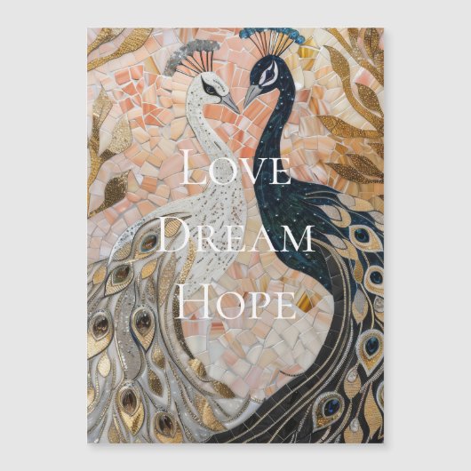 Mooi Pauw Pruimroze Goud Kerstmis (Voorkant)