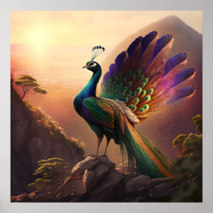 Mooi Peacock 4   NATUUR   Wall Art   Poster