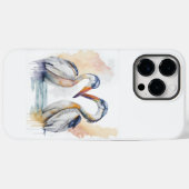 Mooi Pelikaan Paar, Pelikaan Liefde Bonden Case-Mate iPhone Case (Achterkant (horizontaal))