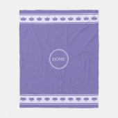 Mooi Periwinkle Blue Fleece Deken (Voorkant)