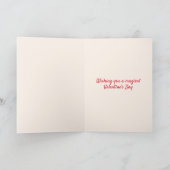 Mooi Persoon Glitter Valentijnkaart Kaart (Binnen)