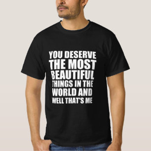 Mooi persoon grappig citaat t-shirt