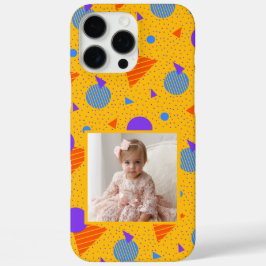 Mooi Persoonlijk Cadeau Memphis Patroon  iPhone 16 Pro Max Hoesje