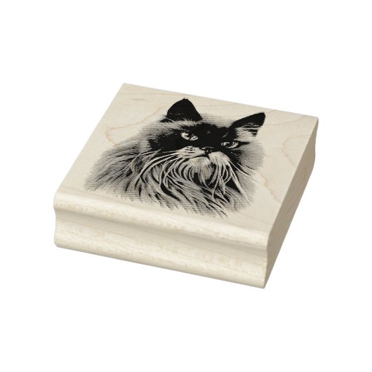 Mooi Perzisch kattenportret Rubberstempel (Stempel)