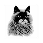 Mooi Perzisch kattenportret Rubberstempel (Afrduk)