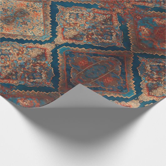 Mooi Perzisch oud patroonmodern Collectie Cadeaupapier (Hoek)
