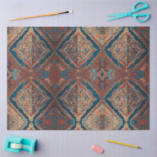 Mooi Perzisch oud patroonmodern Collectie Tissuepapier (Craft)