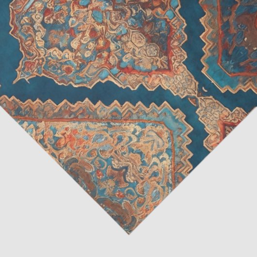 Mooi Perzisch oud patroonmodern Collectie Tissuepapier (Detail)