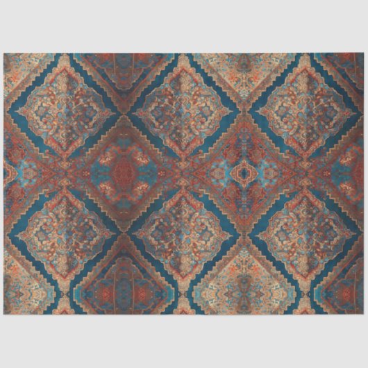 Mooi Perzisch oud patroonmodern Collectie Tissuepapier (Voorkant)