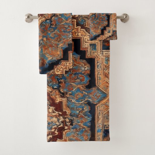 Mooi Perzisch oud patroontje Populair Collectie Bad Handdoek (Insitu)