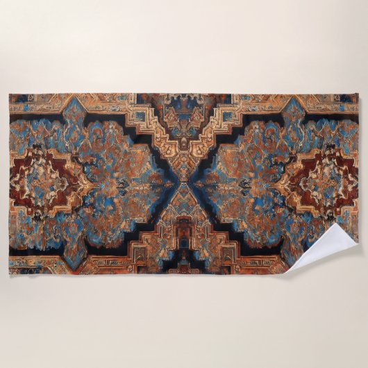 Mooi Perzisch oud patroontje Populair Collectie Strandlaken (Voorkant)