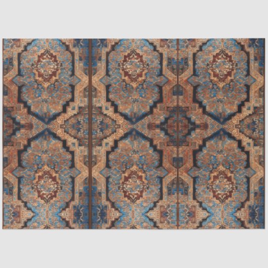 Mooi Perzisch oud patroontje Populair Collectie Tissuepapier (Voorkant)