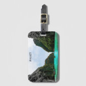 Mooi Phuket Thailand Aerial Uitzicht Bagagelabel (Voorkant (verticaal))