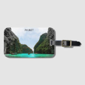 Mooi Phuket Thailand Aerial Uitzicht Bagagelabel (Voorkant (horizontaal))