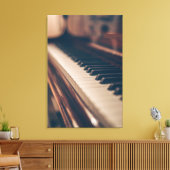 Mooi Piandesign Canvas Afdruk (Insitu (Woonkamer))
