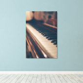 Mooi Piandesign Canvas Afdruk (Insitu (Houten vloer))