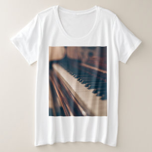 Mooi Piandesign Grote Maat T-shirt