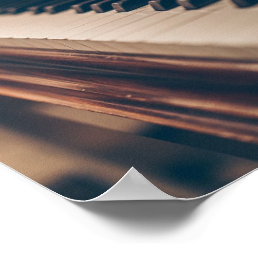 Mooi Piandesign Poster (Hoek)