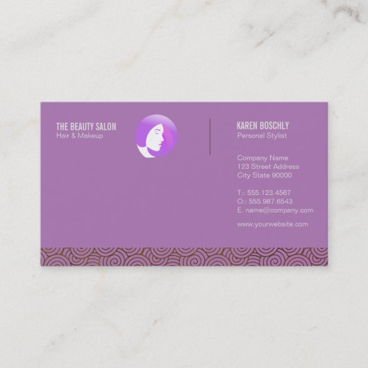 Mooi pictogram visitekaartje (Voorkant)