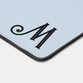 Mooi Pinguïn Paar en Monogram Bureaumat (Hoek)