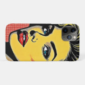Mooi Pop Art Vrouw Gedefinieerd Case-Mate iPhone Case (Achterkant (horizontaal))