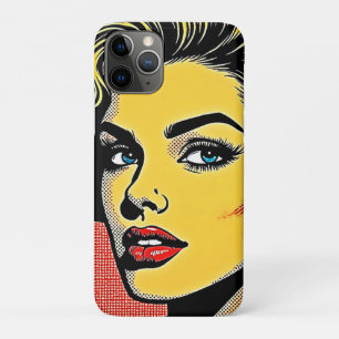 Mooi Pop Art Vrouw Gedefinieerd Case-Mate iPhone Case