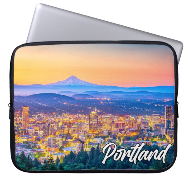 Mooi Portland, Oregon, Verenigde Staten Laptop Sleeve (Voorkant)