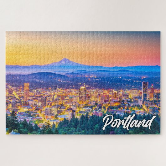 Mooi Portland, Oregon, Verenigde Staten Legpuzzel (Horizontaal)
