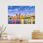 Mooi Portland, Oregon, Verenigde Staten Poster (Keuken)