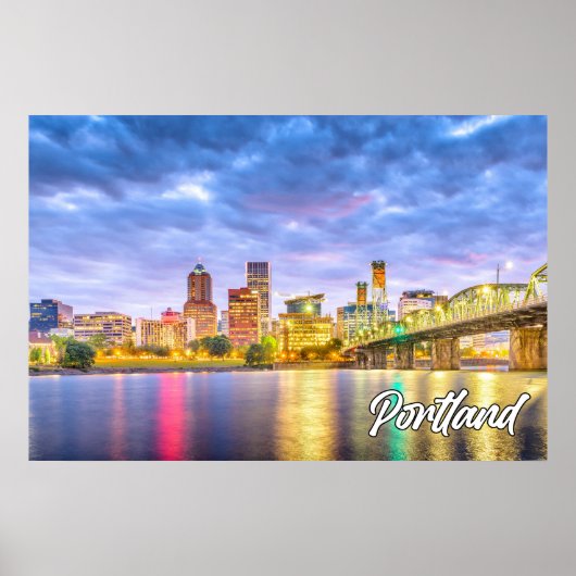 Mooi Portland, Oregon, Verenigde Staten Poster (Voorkant)