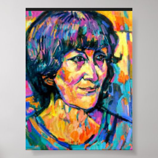 Mooi portret poster (Voorkant)