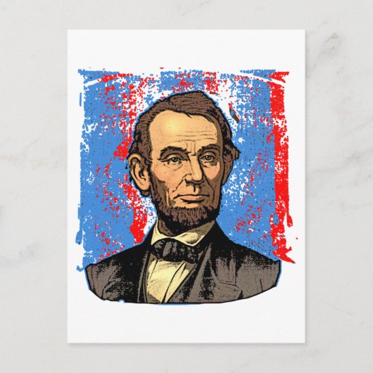 Mooi portret van Abraham Lincoln Briefkaart (Voorkant)