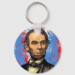 Mooi portret van Abraham Lincoln Sleutelhanger