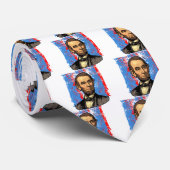 Mooi portret van Abraham Lincoln Stropdas (Opgerold)