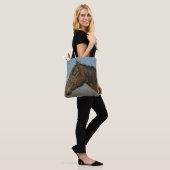 Mooi portret van bruin paard tote bag (Op model)