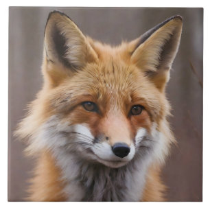 Mooi Portret van Red Fox in Wilderness 4a Tegeltje