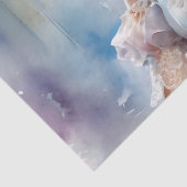 Mooi Portret Vrouw Decoupage Meubels Tissuepapier (Detail)