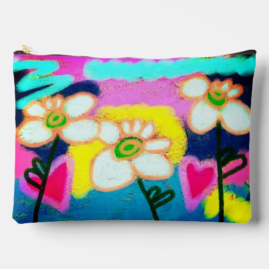 Mooi Posies Abstracte Kunst Etui (Voorkant)