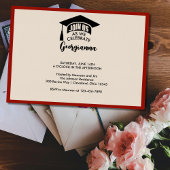 Mooi Post Afgestudeerd Folie Uitnodiging