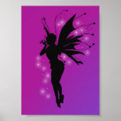 Mooi Poster Fairy Silhouette (Voorkant)