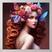 Mooi Poster Fantasy Fairy Princess (Voorkant)
